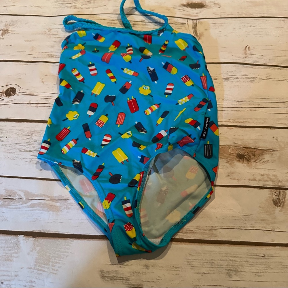 Polarn o pyret ice cream swimsuit guc minor pilling 2-4y